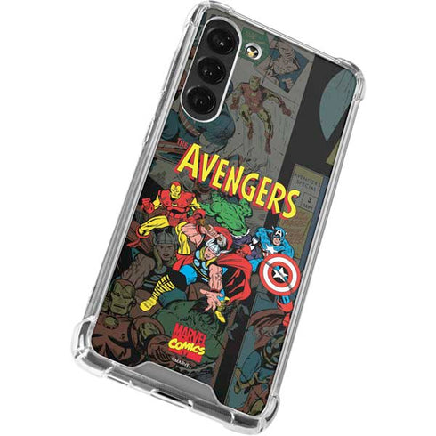 Marvel Classic Comics Avengers Assemble Galaxy S23 FE Clear Case
